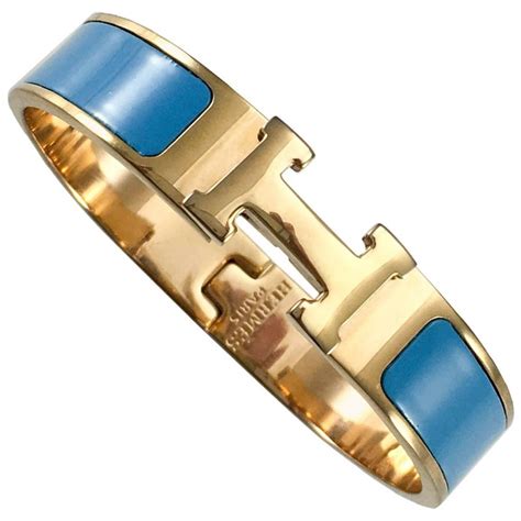 hermes clic bracelet blue|bracelet hermes clic h femme.